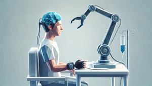 Учёные помогли пациенту научиться силой мысли двигать роботизированной рукой