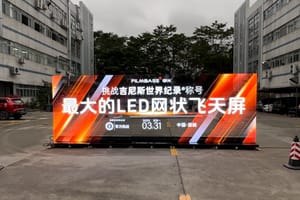 В небе над Шэньчжэнем появился самый большой парящий экран в истории