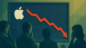 Акции Apple падают четвёртый день подряд