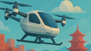 Китай одобрил пассажирские полёты на беспилотниках — впервые в мировой практике