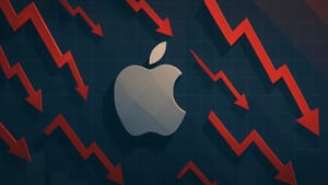 Акции Apple продолжают падение после объявления зеркальных тарифов со стороны Китая