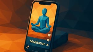 TikTok начинает принудительно переключать подростков на медитации после 22 часов