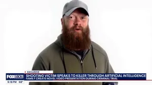 Искусственный интеллект помог убитому солдату обратиться к своему убийце в зале суда