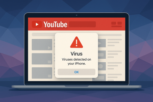 На YouTube заметили фейковую рекламу: «Ваш iPhone заражён 247 вирусами»