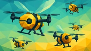 Шанхайские учёные с помощью платы за $21 научили дроны летать роем