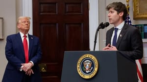 Сэм Альтман занял вакантное место в политике развития ИИ после раздора Трампа и Маска