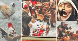 Рождественское панно сделанное с помощью ИИ вызвало шок и насмешки горожан