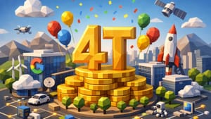 Alphabet стала четвёртой компанией с капитализацией $4 трлн