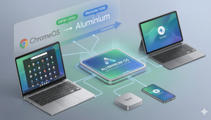 В сети показали утекшую новую Google Aluminium OS для ПК на основе Android