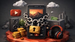 YouTube Music спрятал тексты песен за платной подпиской