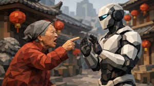 В Макао полиция задержала робота, напугавшего пенсионерку