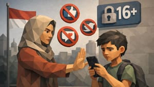 Индонезия тоже ограничит доступ детей к соцсетям