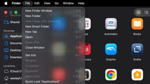 Apple убрала иконки из выпадающих меню в macOS Golden Gate
