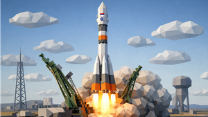 Ракета «Союз-2.1а» с международным экипажем России и США отправилась к МКС
