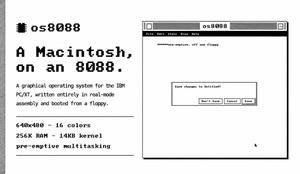 Энтузиаст создал графическую ОС для IBM PC XT на процессоре 8086