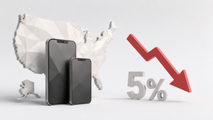 Продажи смартфонов в США снизились на 5%