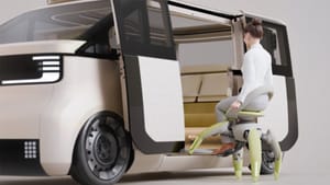 Toyota представила кресло-концепт на четырёх роботизированных ногах