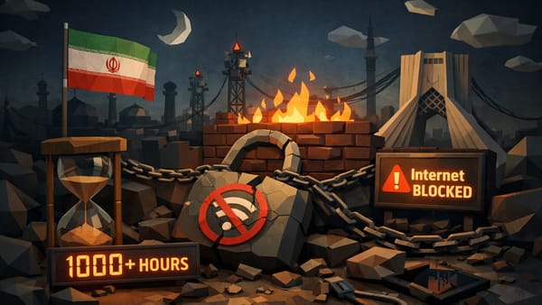 Блокировка интернета в Иране превысила 1000 часов и стала одной из самых длительных в истории