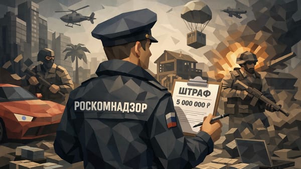 Роскомнадзор массово штрафует иностранных разработчиков: под удар попали создатели GTA, Fortnite и Battlefield