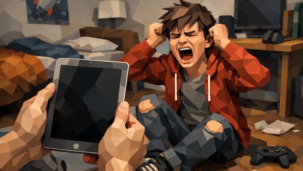 Про детей, что впадают в истерику при попытке забрать у них iPad