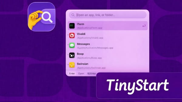TinyStart: лёгкий лаунчер для Mac, который заменит LaunchBar